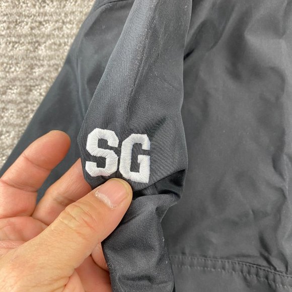 Champion Windbreaker Jacket Men 2XL Black Lords Rugby Hoodie 1/4 Zip Lightweight - Picture 6 of 16